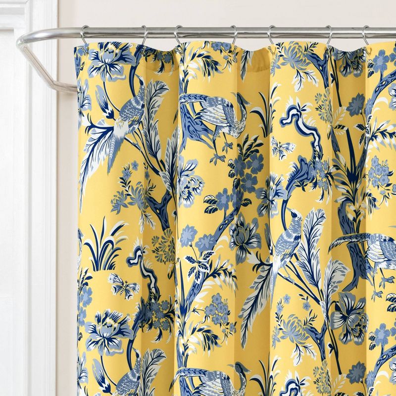 Dolores Shower Curtain Yellow - Lush D&#233;cor, 3 of 8