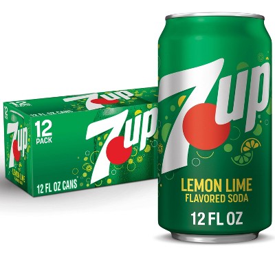 7UP Lemon Lime Soda - 12pk/12 fl oz Cans
