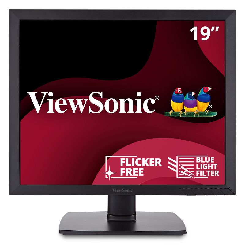 ViewSonic VA951S 19 Inch IPS 1024p LED Monitor with DVI VGA and Enhanced Viewing Comfort, 1 of 8