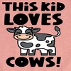 Girls' - Instant Message - This Kid Loves Cows Fitted Short Sleeve Graphic T-Shirt - 2 of 4