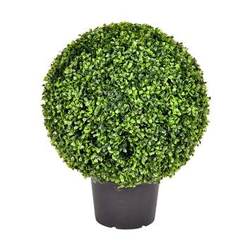 Set Of 3 Boxwood Topiary Spheres Green - Ultimate Innovations : Target