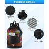 Generic Soccer Ball Bag with Double Shoulder Strap Large Mesh Sports Equipment Net Bag - 4 of 4