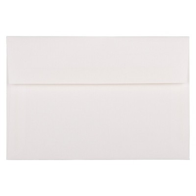 JAM Paper A8 Strathmore Invitation Envelopes 5.5 x 8.125 Bright White Wove STTW761