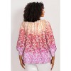 Avenue Women's Plus Size Ombre Print Top - 3 of 4
