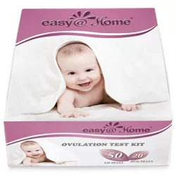easy@Home 50 Ovulation Test Strips & 20 Pregnancy Test Strips Combo Kit
