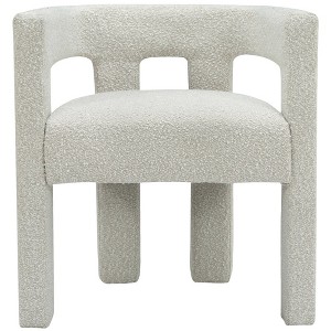 Meridian Furniture,Athena Boucle Fabric Accent/Dining Chair - 1 of 4