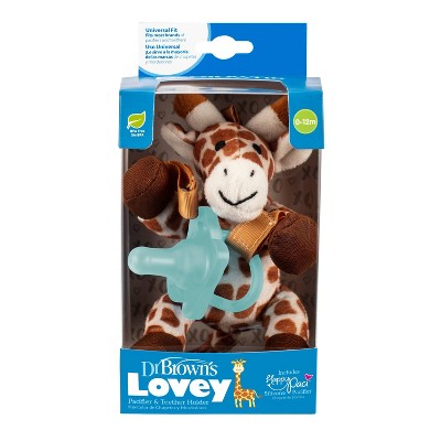 Dr. Brown's Lovey Pacifier - Giraffe - 2ct