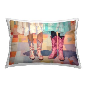 Stupell Industries Girls in Cowboy Boots - 1 of 3