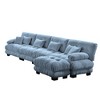 Christopher Knight Home Kelly Modular Chenille Upholstery 173.2" Sectional Sofa with Ottomans - 2 of 4