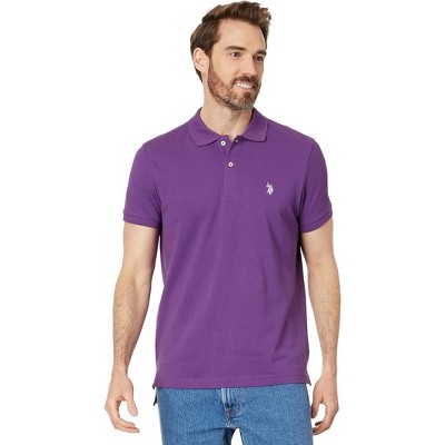 U.S. Polo Assn. Men's Slim Fit Solid Pique Polo With Small Pony Polo Shirt