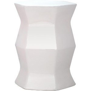 Modern Hexagon Garden Stool - Indoor/Outdoor - ACS4542 - Safavieh - 1 of 2