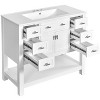 YOOCOZZ 36'' Bathroom Vanity with Top Sink,2 Soft Closing Doors and 6 Drawers - 2 of 4