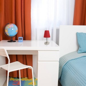 Creekwood Home 10.5" Iconic Mini Sand Nickel Table Lamp - 1 of 4