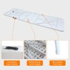 DOMETOUR 8ft Folding Table, Portable Plastic Table for Camping, Picnics, Parties, High Load Bearing Foldable Table White - 3 of 4