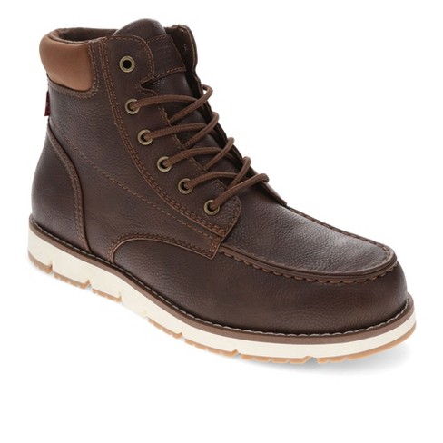 Men's moc toe casual on sale boots