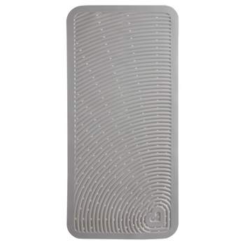 Cushioned Pillow Top Non-slip Rubber Bathtub Mat Gray - Slipx Solutions :  Target