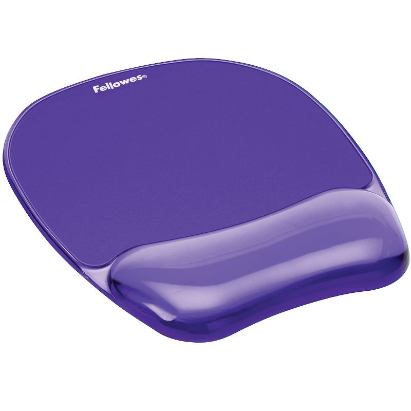 Fellowes Gel Crystals Mouse Pad w/Wrist Rest Rubber Back 7 15/16 x 9-1/4 Purple 91441, 2 of 5