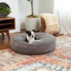 Kensington Garden Scout Deluxe Faux Shearling Round Pillow Dog Bed - 3 of 4