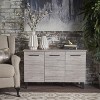 Farmhouse Sideboard Buffet Cabinet, Storage Cabinet With 3 Doors, Wood Accent Cabinet With Sturdy Legs For Entryway Living Room Kitchen Dining Room - 4 of 4