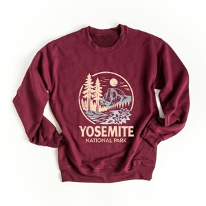 Yosemite National Park Two-Toned Circle - Women's Graphic Sweatshirt - 1 of 4