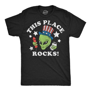 Mens Funny T Shirts This Place Rocks Sarcastic Fourth Of July