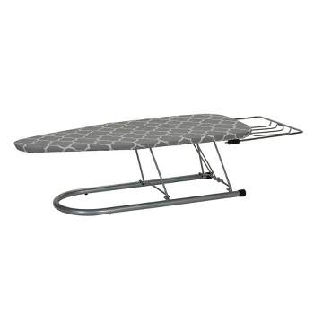 Household Essentials Table Top Ironing Board Gray/White