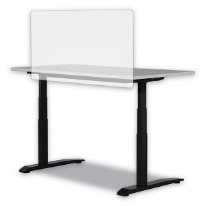 Safco 7516 Series Wellness Panel, 47.5 x 2.5 x 23.5, Acrylic, Frosted - 1 of 1