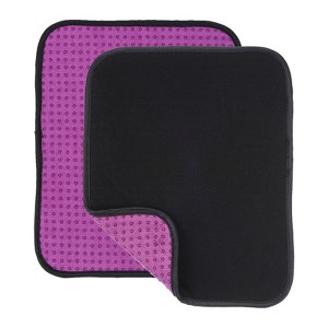 Unique Bargains Microfiber Dotted Surface Portable Cleaning Bowling Ball Towel 2 Pcs - 1 of 4