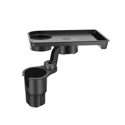 MaseiKar All Purpose Car Cup Holder Expander with Tray, Cup Holder Expander Adapter for Car, Road Trip Essentials Fits Yeti, Hydro Flask 16-20oz