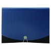 Smead Poly Expanding File, 12 Dividers, Flap and Cord Closure, Letter Size, Wave Pattern Blue/Black (70863) - 4 of 4