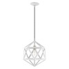 Livex Lighting Ashland 1 - Light Pendant in  White - 2 of 4