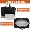 Travel Weekender Bag for Women, Overnight Bag with Shoe Compartment - 4 of 4