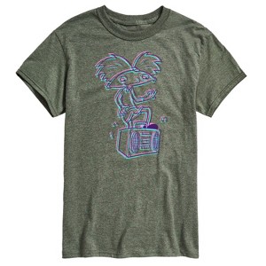 Men's - Hey Arnold! - 3D Arnold Short Sleeve Graphic T-Shirt - 1 of 4