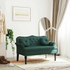 vidaXL Bench with Cushions Dark Green 47.4"x25.6"x29.5" Velvet - 2 of 4