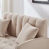 CAVINAS Modern Loveseat Sofa, Smooth Velvet Upholstered Tufted Sofa Couch for Living Room, Department, Small Space - 2 of 4
