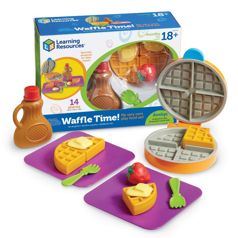 Learning Resources New Sprouts Waffle Time, 14 Piece Set, Ages 18 mos+, 1 of 7