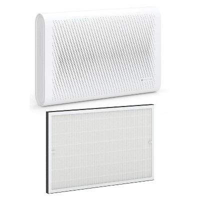 Medify Air MA-35-W1 Wall Mountable 640 Sq Ft Air Cleaner Purifier, White Bundled with H13 True HEPA Replacement Filter (1 Pack)