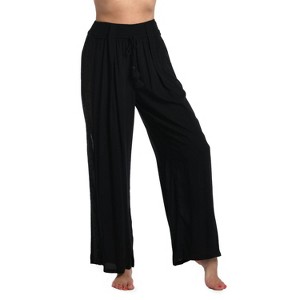 Women's Coastal Covers Palazzo Pants - La Blanca - 1 of 4