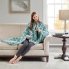 Ogee Printed Oversized Electric Heated Throw Blanket 60x70" - Beautyrest - 3 of 4