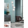 Possini Euro Design Modern Tree Floor Lamp with USB Charging Port 4-Light 72" Tall Brushed Nickel Glass Shade Living Room Reading - 2 of 4