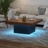 35-Inch Square Coffee Table, Modern Living Room Cocktail Table for Home Office, Apartment, Reading Room, Easy Assembly - 4 of 4