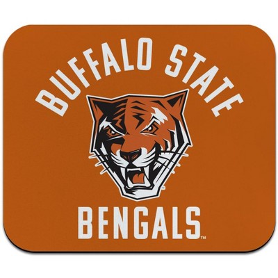 Buffalo State University Bengals Logo Low Profile Thin Mouse Pad