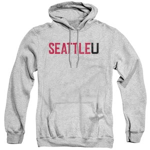 Seattle University Official Distressed Primary Adult Pull-Over Hoodie - 1 of 4