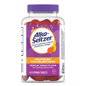 Alka-Seltzer Antacid Heartburn & Gas Relief Chews - 60ct - 1 of 4