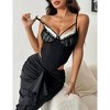 High-End Backless Fishbone Camisole Bra with See-Through Mesh and Lace Splicing - 3 of 4
