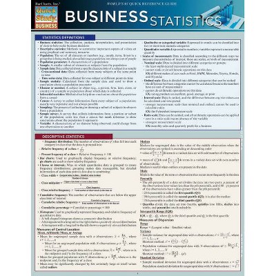 Business Statistics - by  Ravi Behara (Poster)