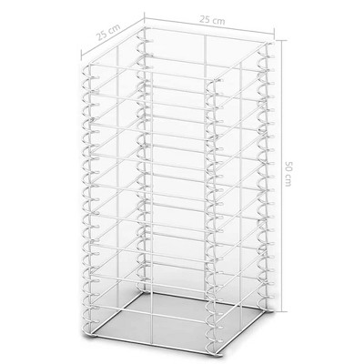 Galvanized Steel Rectangular Garden Edging Cage Set