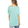 Women's Paradise V Neck Slub Tee - POL - image 2 of 3