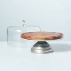Wood & Metal Covered Cake Stand - Hearth & Hand™ with Magnolia - image 3 of 4
