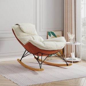 NicBex Accent Chair Rocking Chair Leisure Sofa Chair with Detachable Seat Cushion Glider Rocking Chair for Living Room, Bedroom - 1 of 4